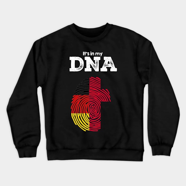 My Dna German Christianity Patriot Apparel Crewneck Sweatshirt by Stick Figure103